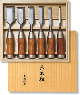 Damascus Tanryu Nomi Chisels
