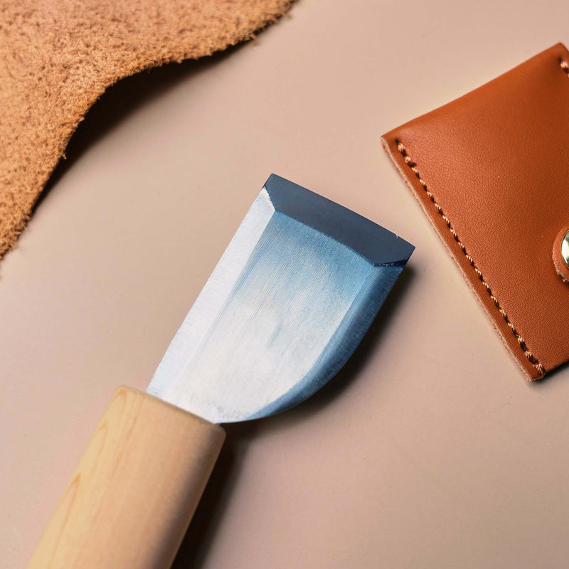 Leather Knife - 36mm - Flat