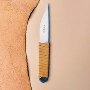 Leather wrapped Kiridashi knife