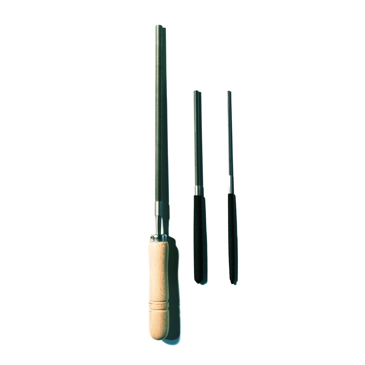 Round Wood Files - Set of 3