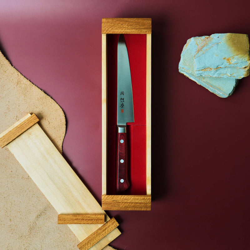 Wooden Knife Box Set | Rose Mahogany & Maple