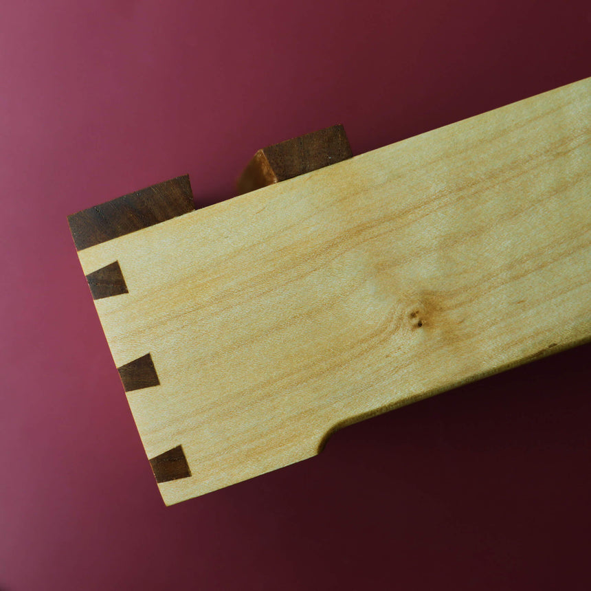 Wooden Knife Box Set | Rosewood & Maple
