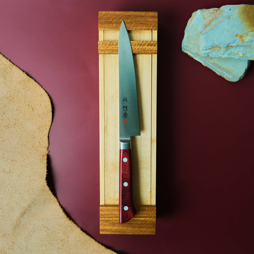 Wooden Knife Box Set | Rosewood & Maple