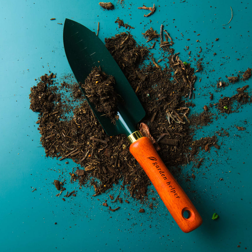 Narrow Blade Green Trowel