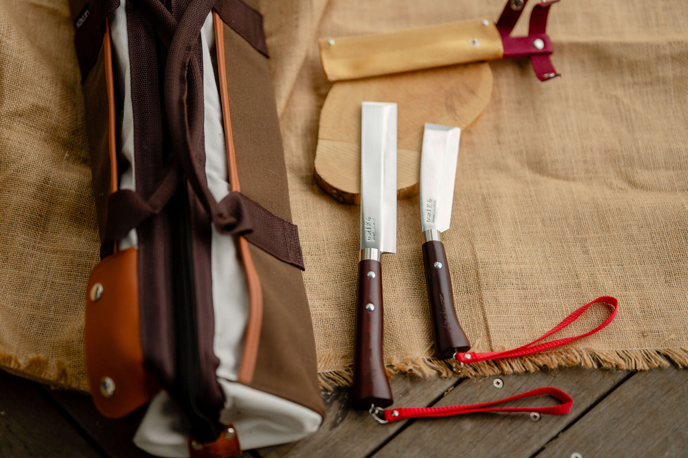 Nisaku Bamboo Hatchet - Double edged