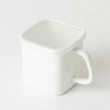 Noda Horo Enamel Square Storage Container with handle