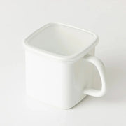 Noda Horo Enamel Square Storage Container with handle
