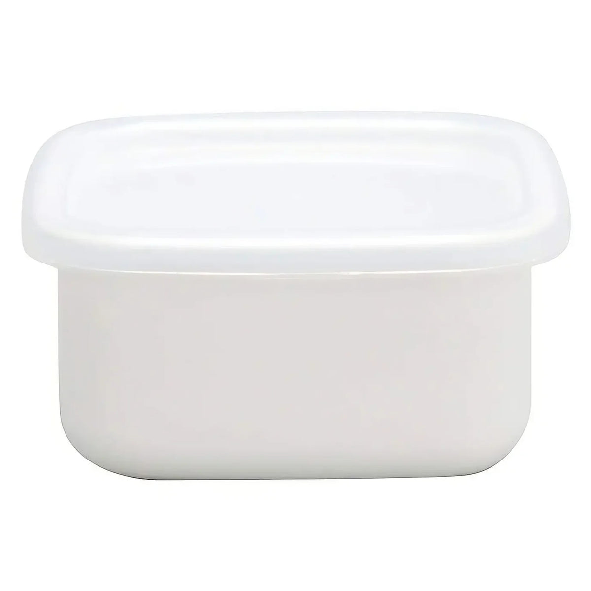 Noda Horo Enamel Square Containers with Lid