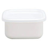 Noda Horo Enamel Square Containers with Lid