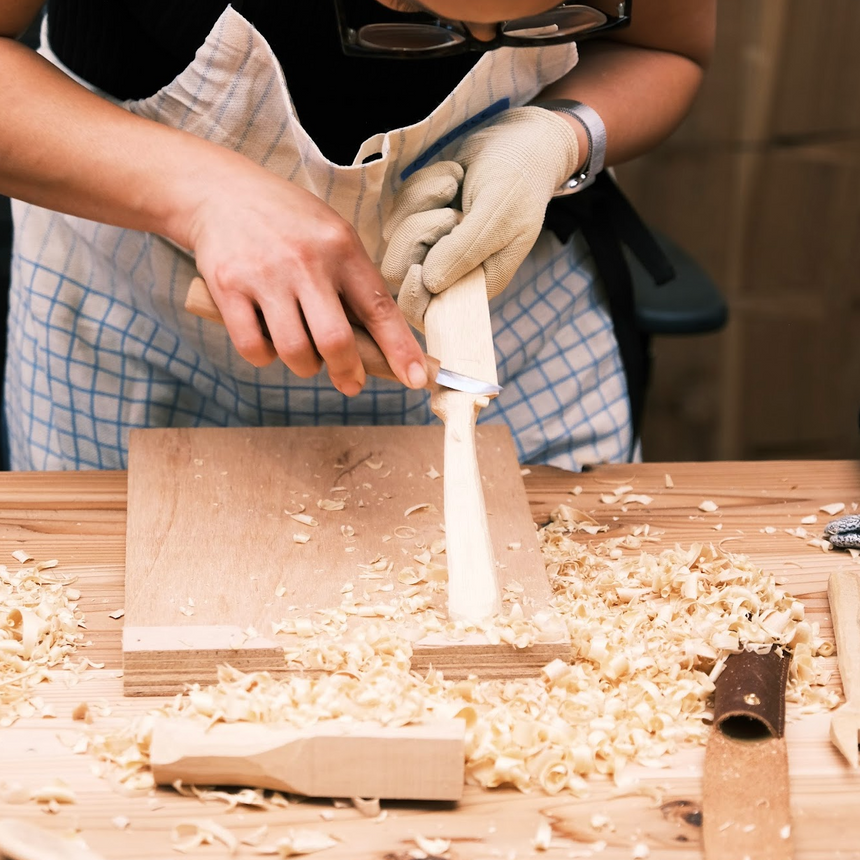 Butter Knife & Pickle Fork Carving Workshop with Rachel Shaw