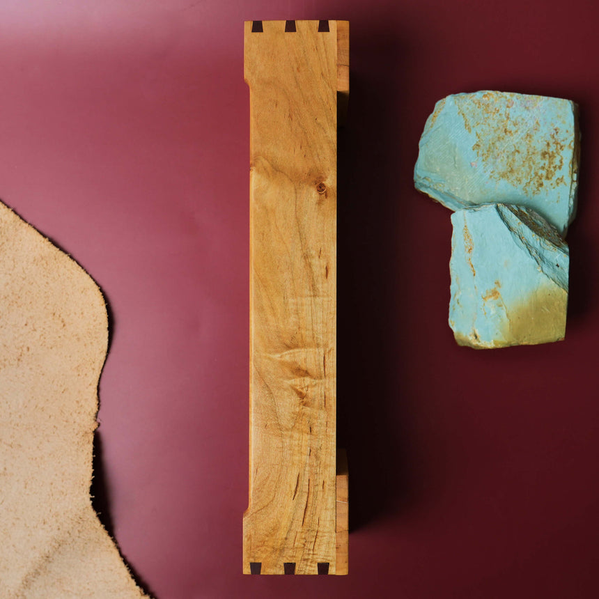 Wooden Knife Box Set | Rose Mahogony & Maple