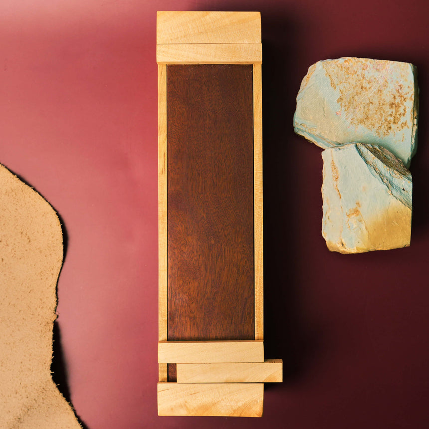 Wooden Knife Box Set | Rose Mahogony & Maple