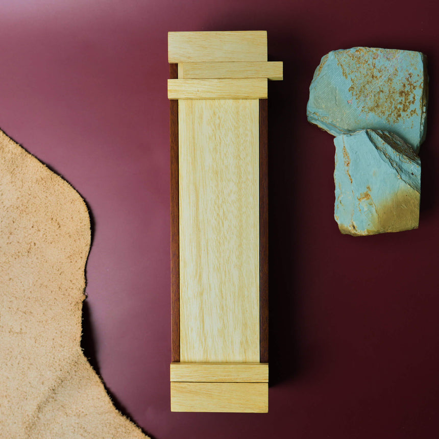 Wooden Knife Box Set | Rose Mahogany & Silver Ash