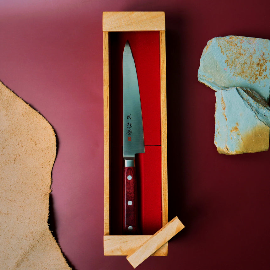 Wooden Knife Box Set | Rose Mahogony & Maple