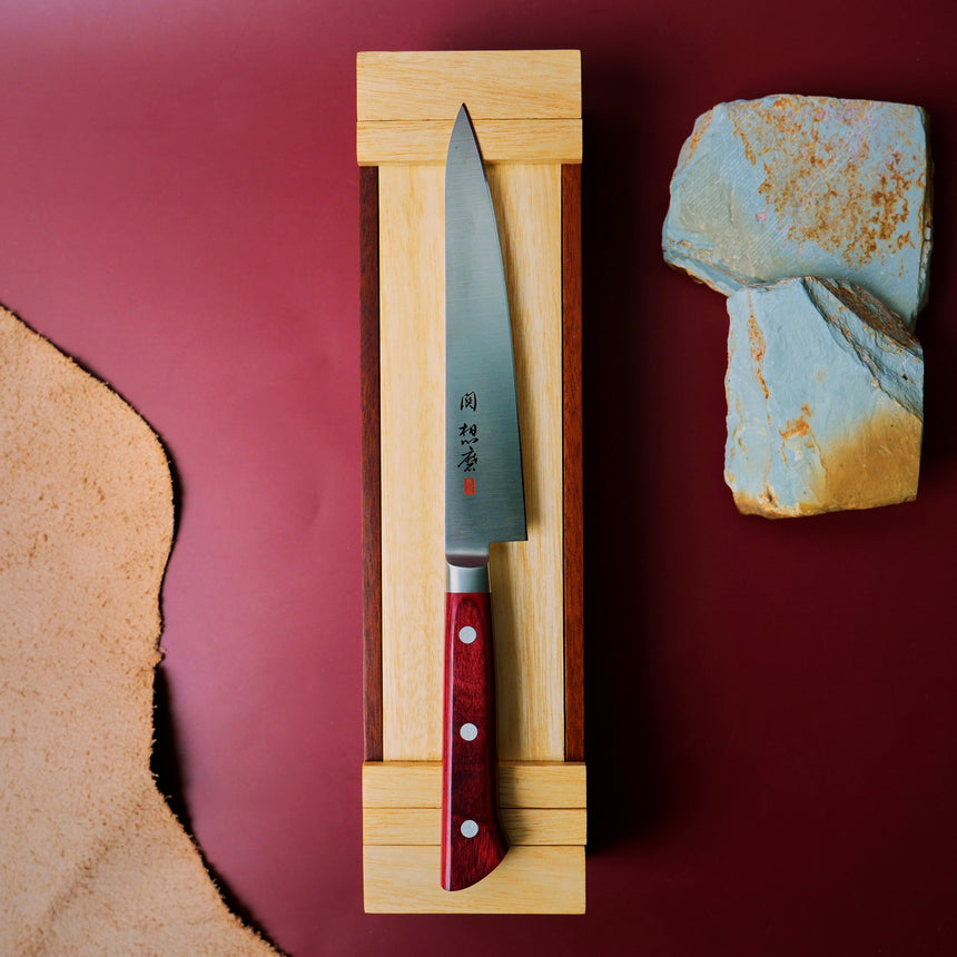Wooden Knife Box Set | Rose Mahogany & Silver Ash