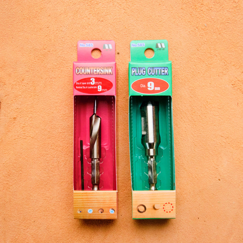 Star-M Carbon Steel, Countersink and Plug Cutter Set