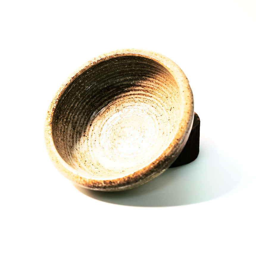 Sand Beige Glazed Ikebana Vase