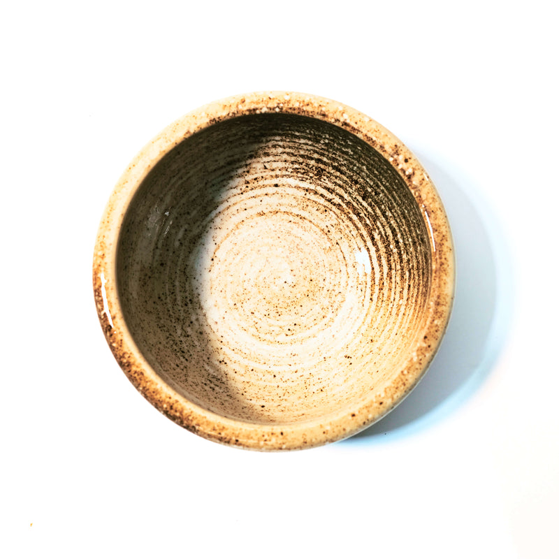 Sand Beige Glazed Ikebana Vase
