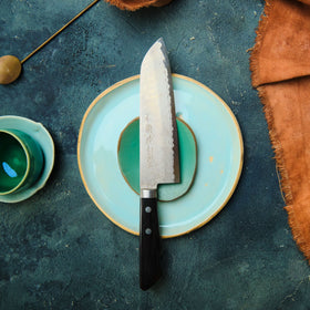 Damascus VG10 Santoku Knife - 165mm