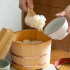 Yamacoh Ohitsu Sawara Wooden Rice Container - Nosebitsu