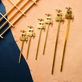 Hatagane Solid Brass Clamps 6 Piece Set