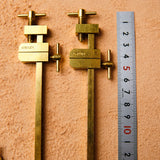 Set of Hatagane Solid Brass Clamps - 4 pcs