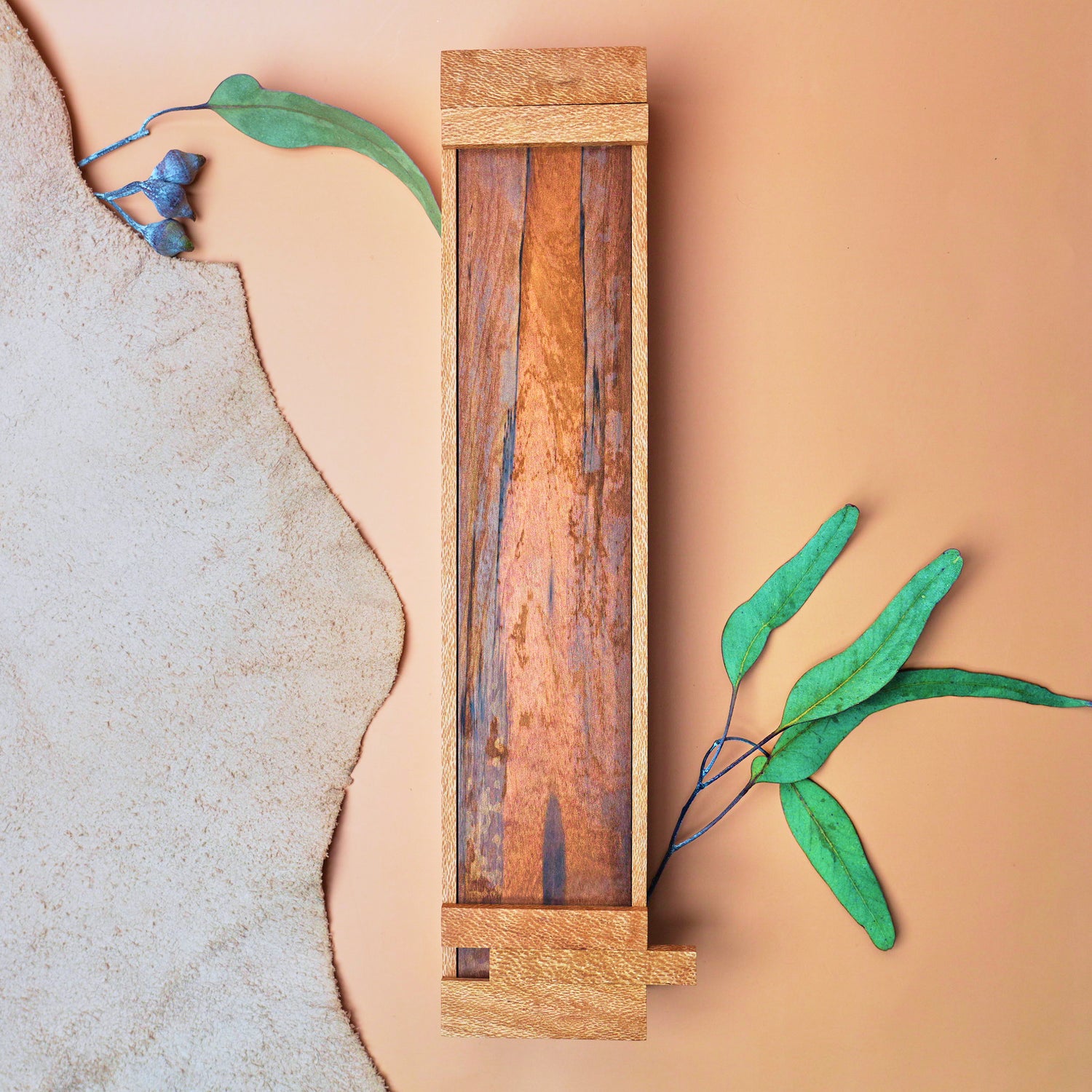Handmade Wooden Knife Box - Large
