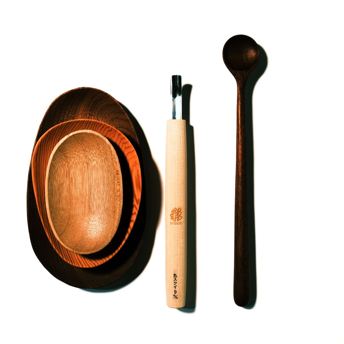 Spoon Bowl Chisel - Bent 9mm U-Gouge