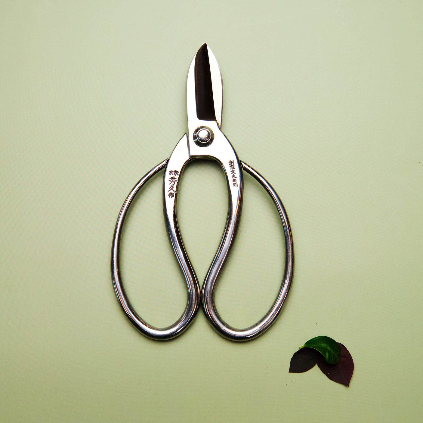 Handmade Japanese Stainless Steel Ikebana Scissors
