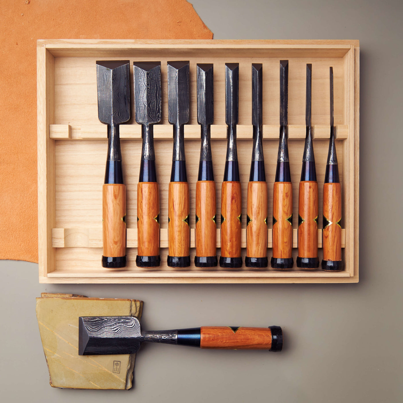 Suminagashi Shinogi Chisels - 10pc set