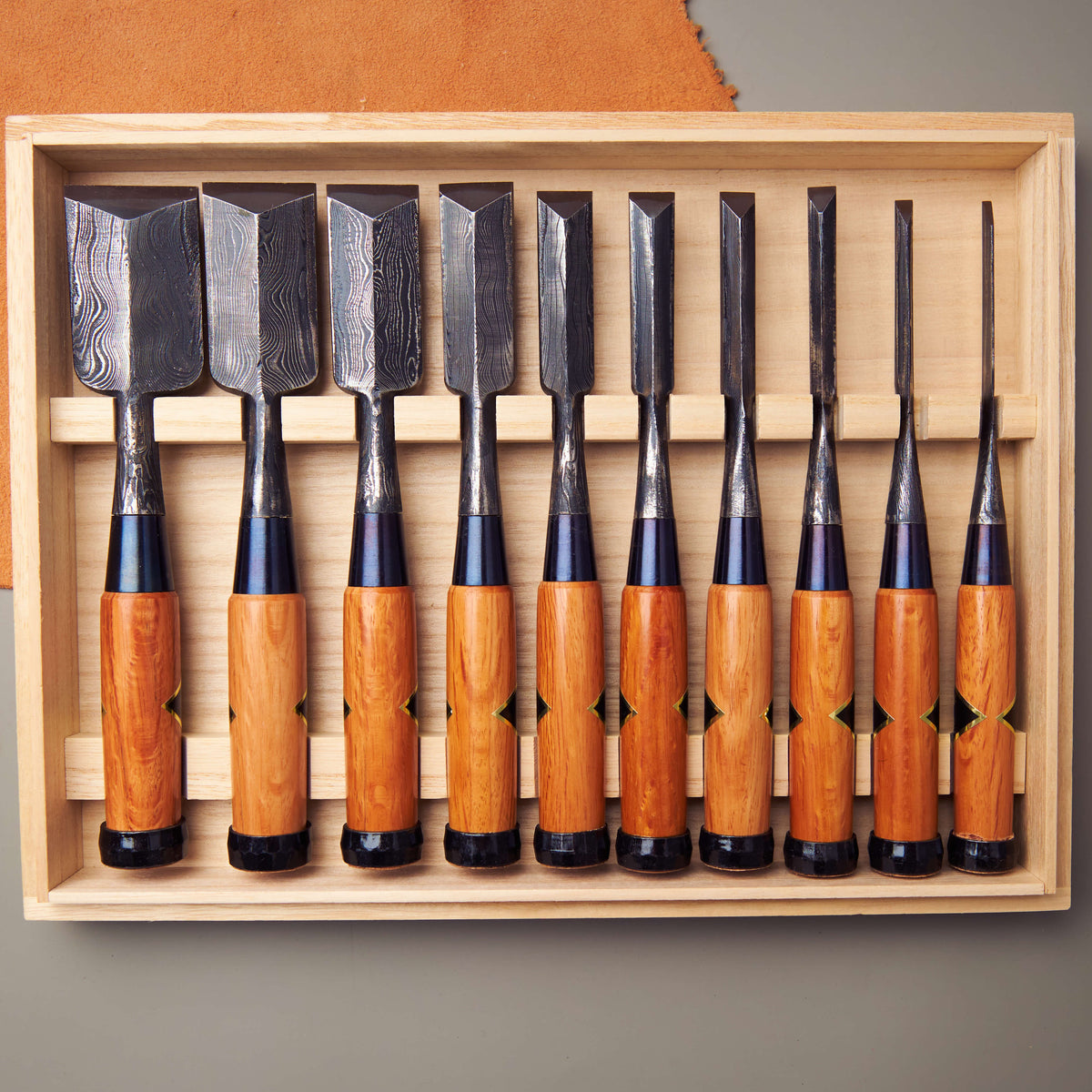 Suminagashi Shinogi Chisels - 10pc set