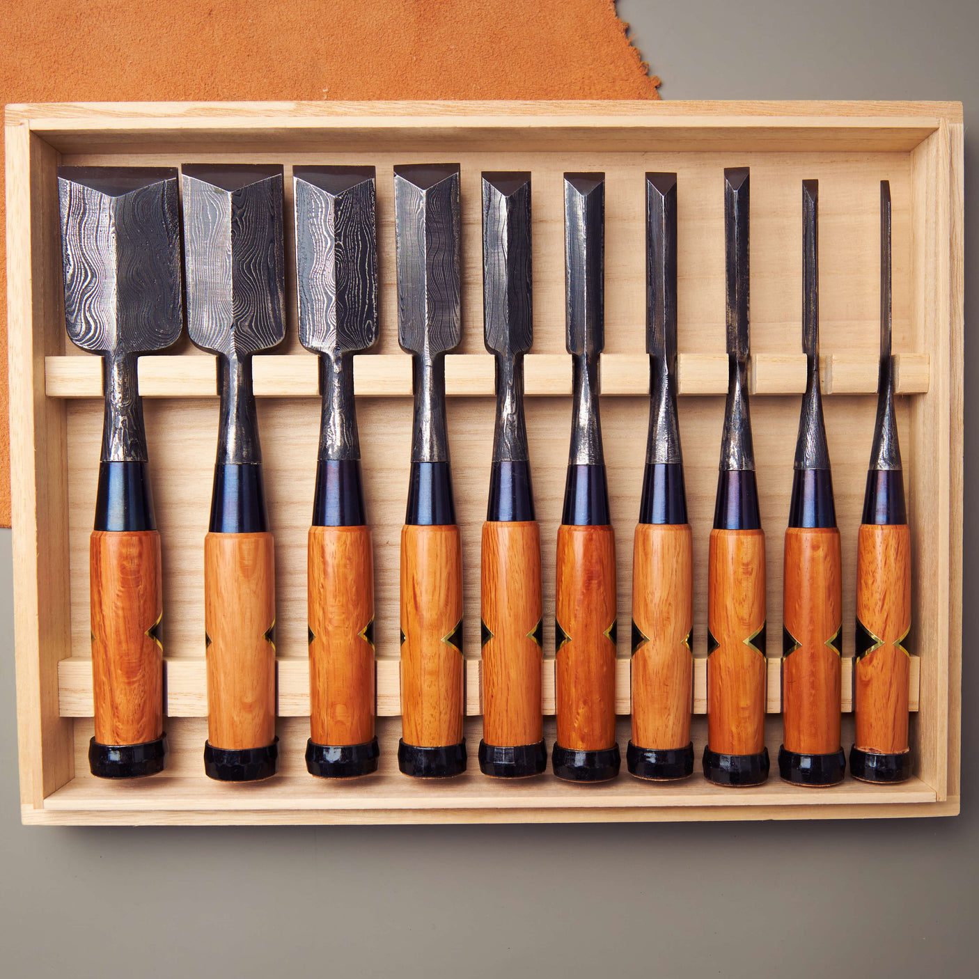 Suminagashi Shinogi Chisels - 10pc set