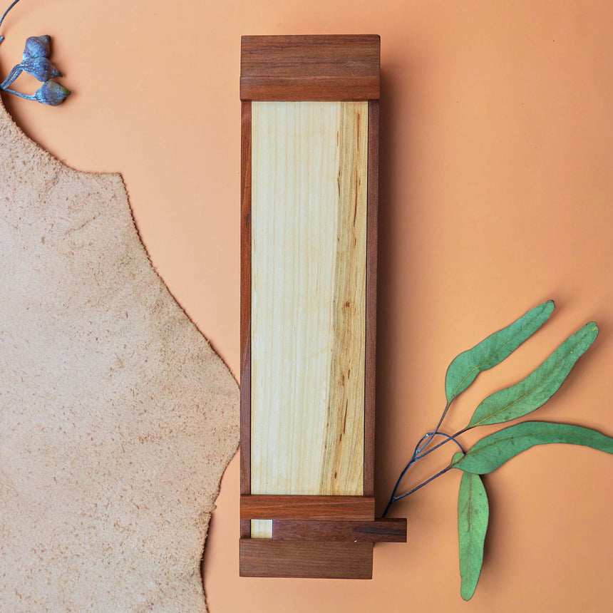 Handmade Wooden Knife Box - Medium