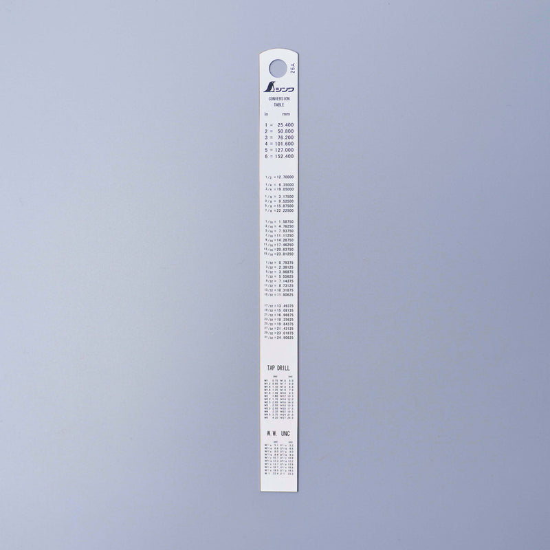 TOUGH WHITE Stainless Steel Rule