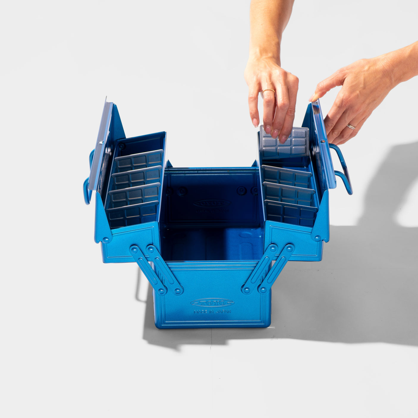 TOYO Cantilever Toolbox ST-350 B (Blue)