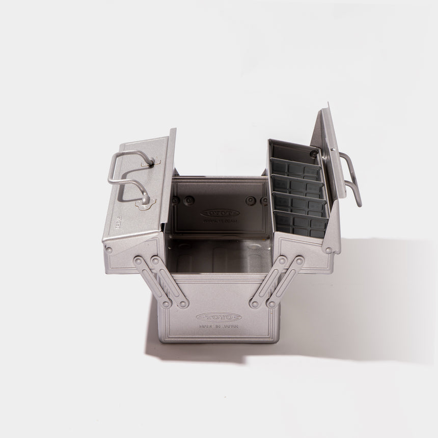 TOYO Cantilever Toolbox ST-350 SV (Silver)
