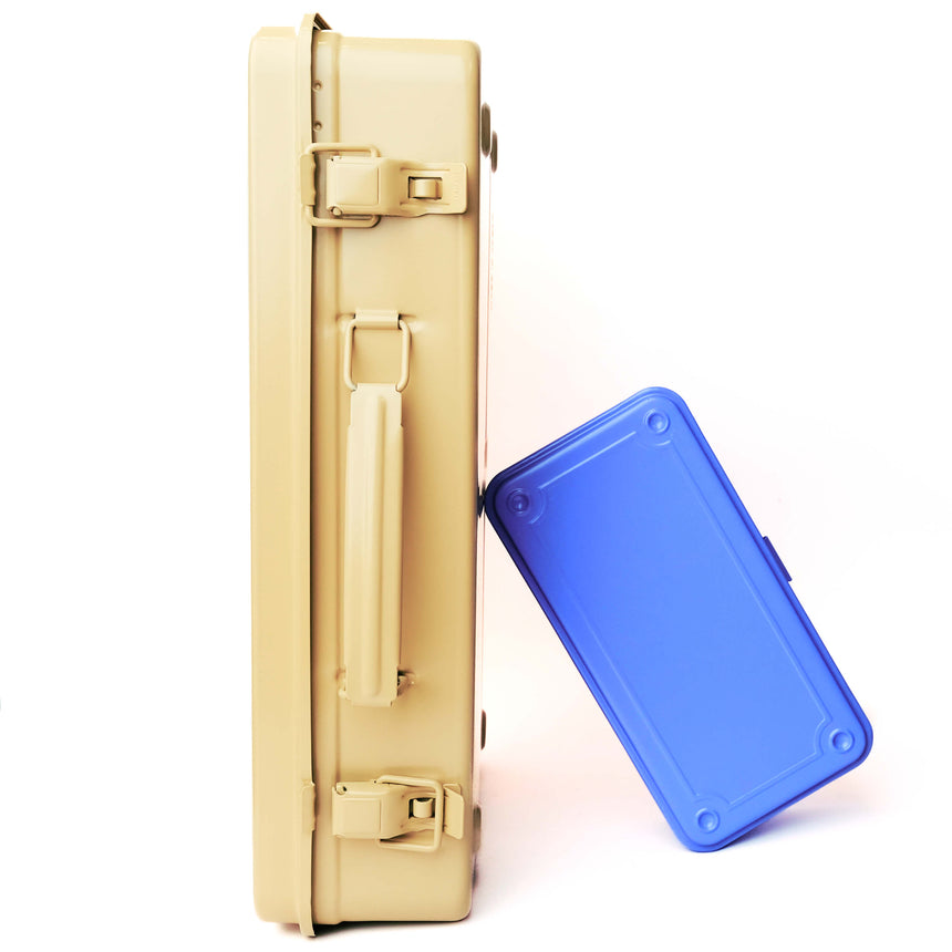 Premium Toyo Steel Toolbox Duo: T‑360 BG (Beige) + T‑190 Purple