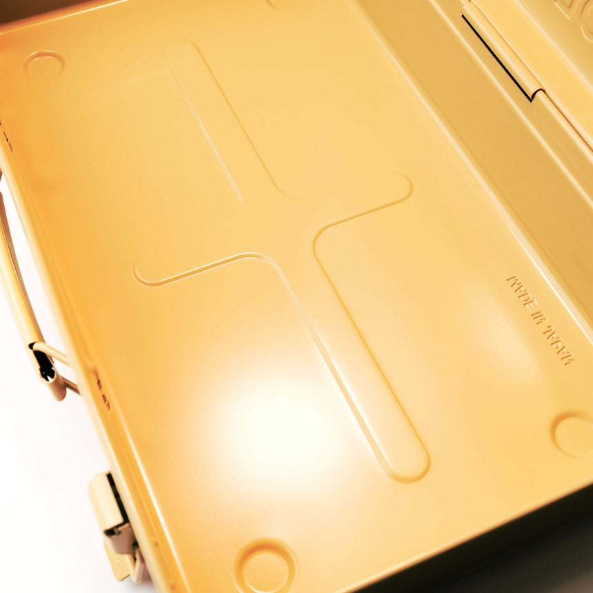 Premium Toyo Steel Toolbox Duo: T‑360 BG (Beige) + T‑190 Purple