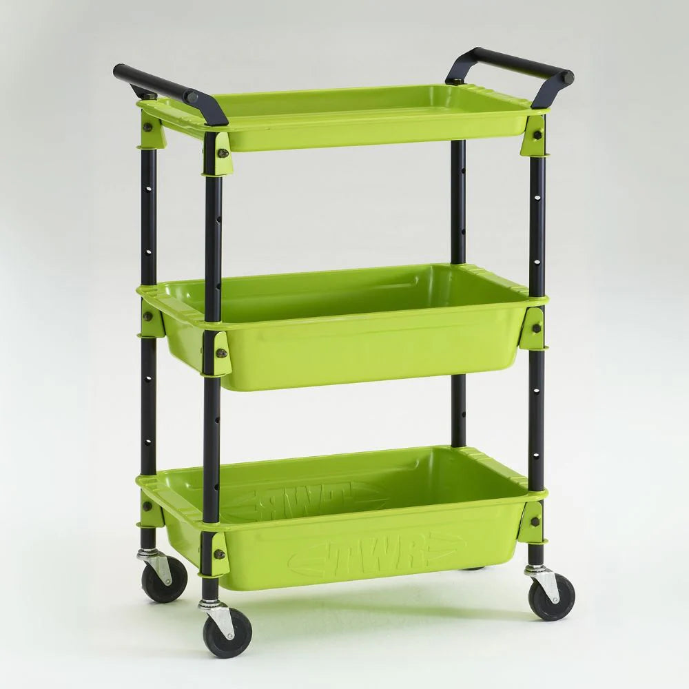 Three-stage tool wagon TWR4 - Kimidori Green