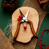 Tan Leather Secateurs & Snips Set