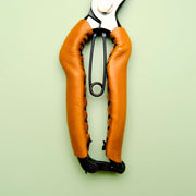 Handmade Japanese Tan Leather Handled Secateurs - 180mm