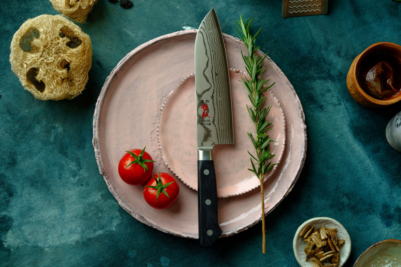 Tetsuhiro Santoku Kitchen Knife - 170mm