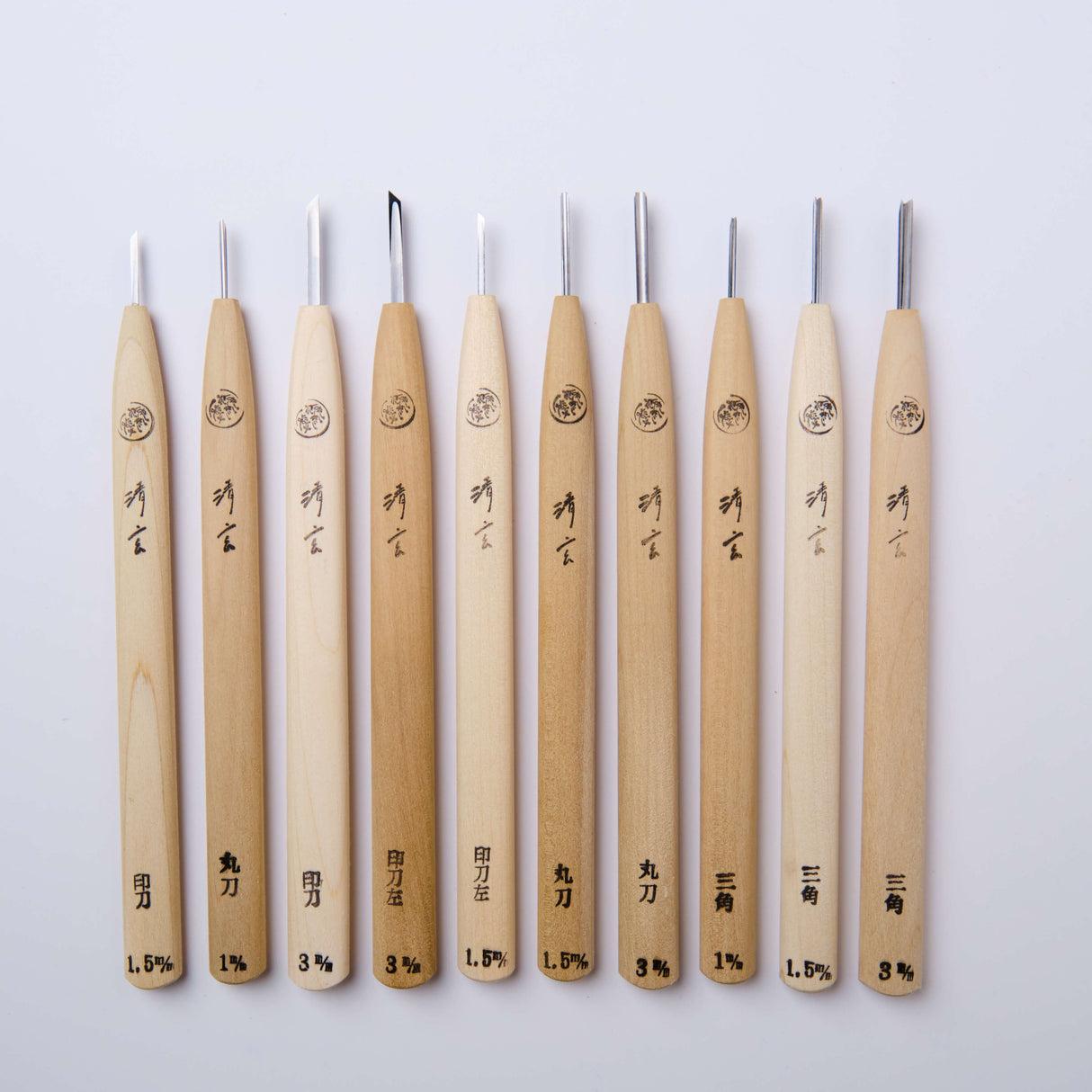 "Tomo" Netsuke Carving Chisels 10 Piece Set