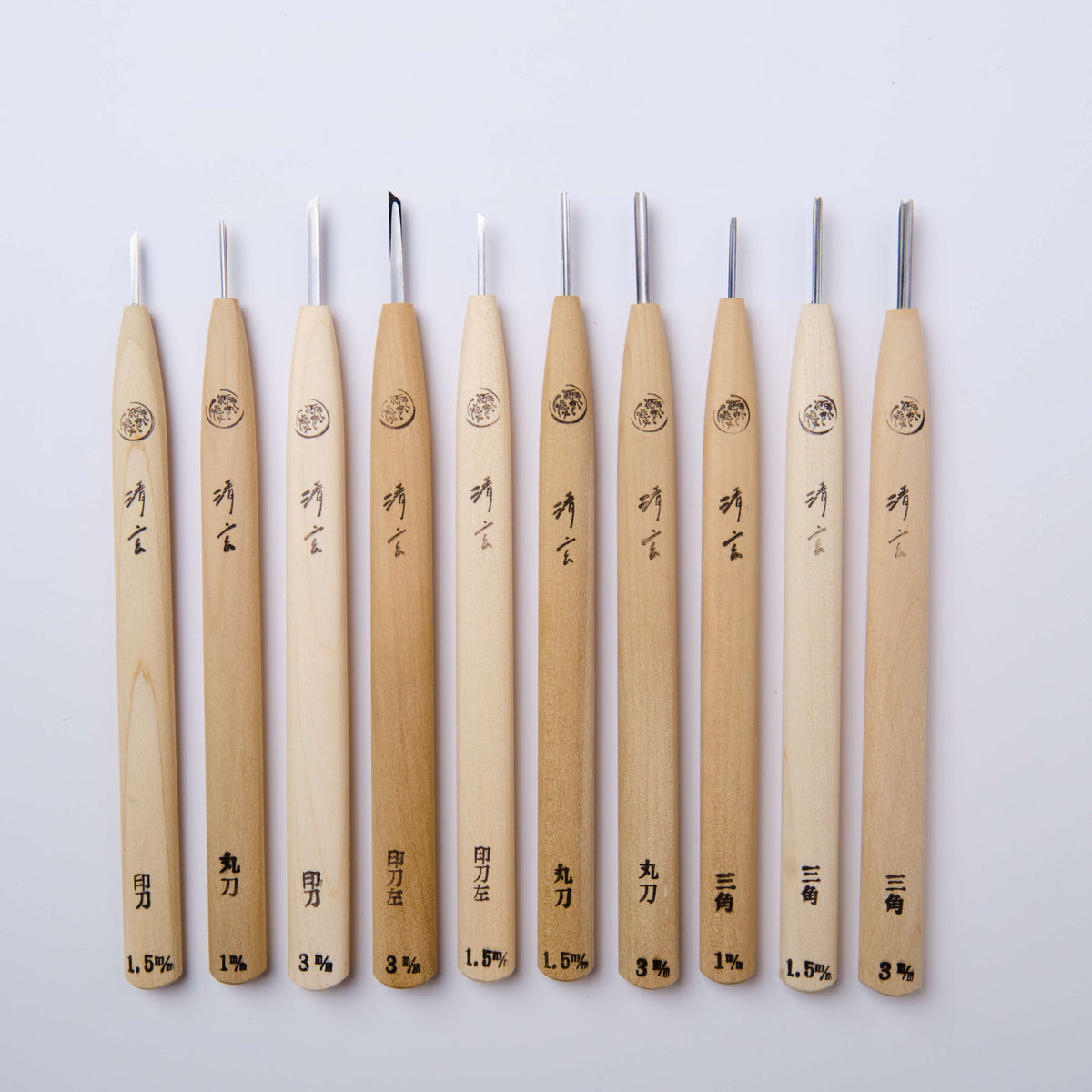 "Tomo" Netsuke Carving Chisels 10 Piece Set
