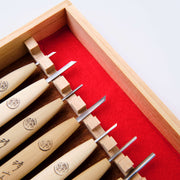 "Tomo" Netsuke Carving Chisels 10 Piece Set