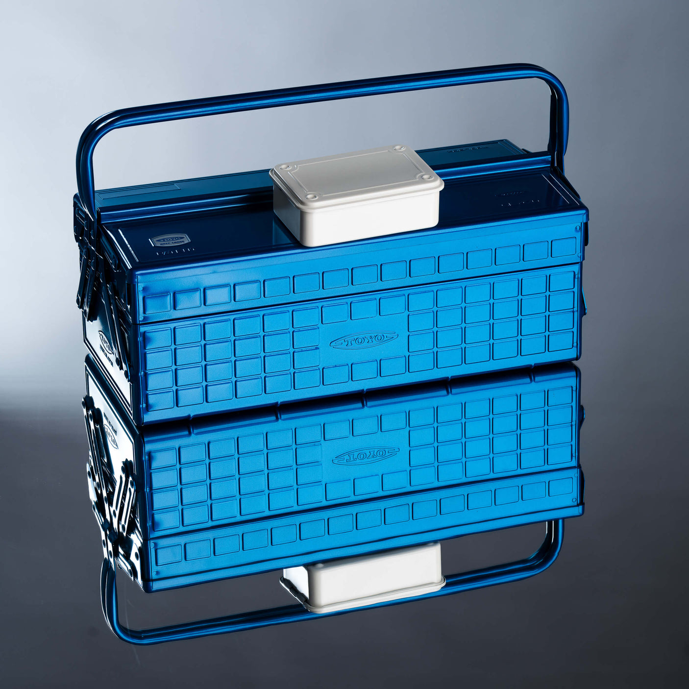 TOYO Cantilever Toolbox GL-470 B (blue)