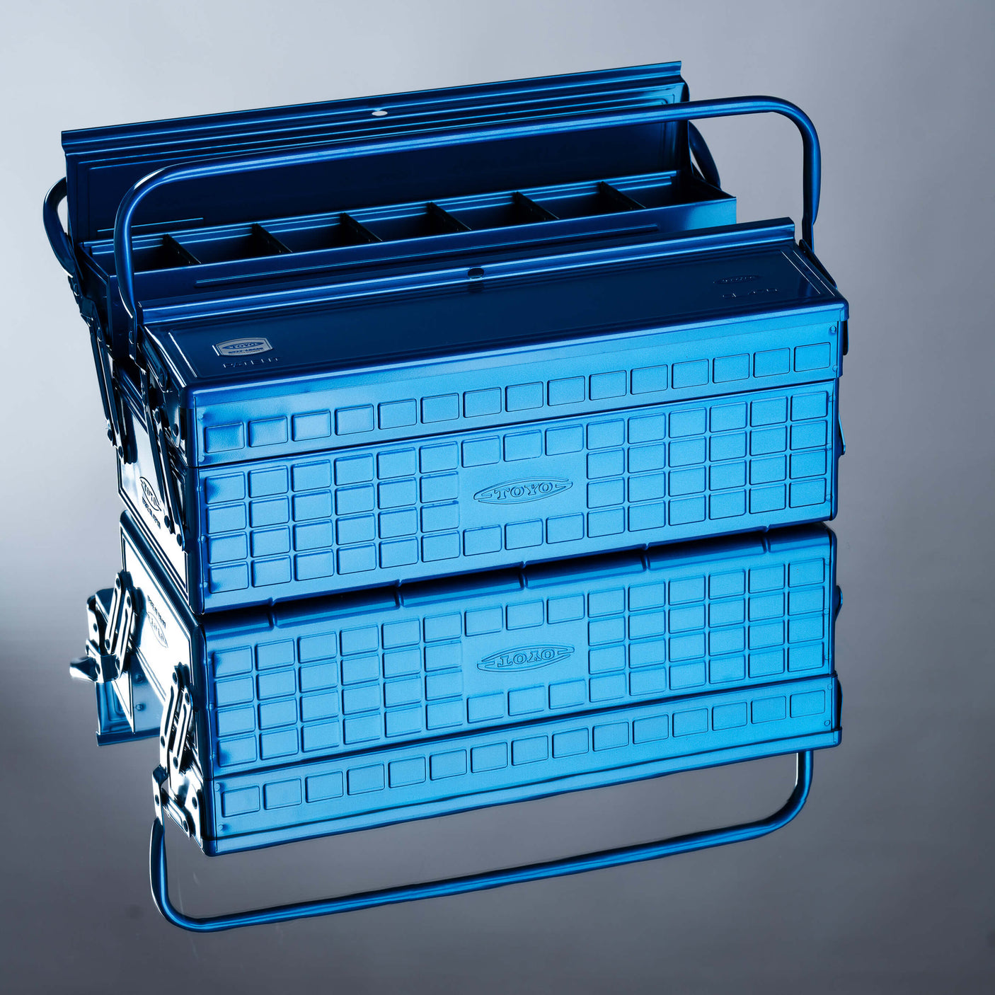 TOYO Cantilever Toolbox GL-470 B (blue)