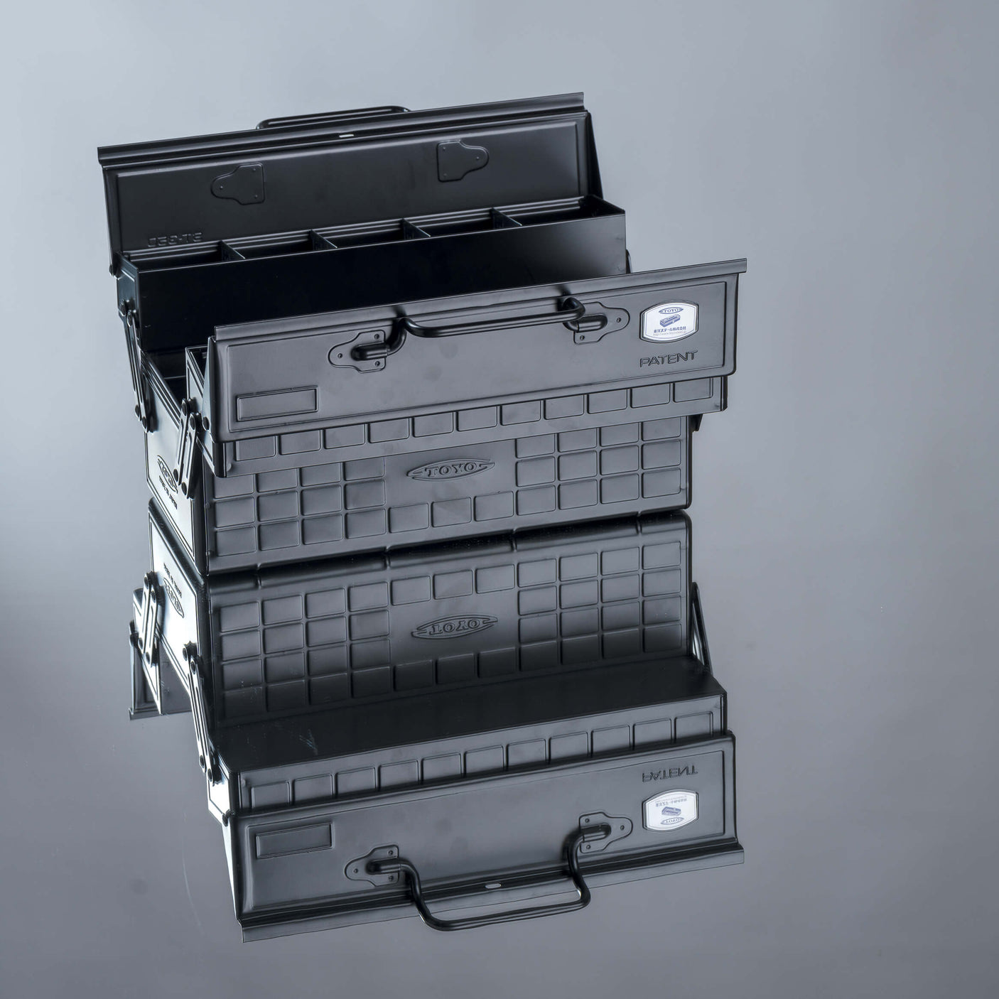 TOYO Cantilever Toolbox ST-350 BK (Black)