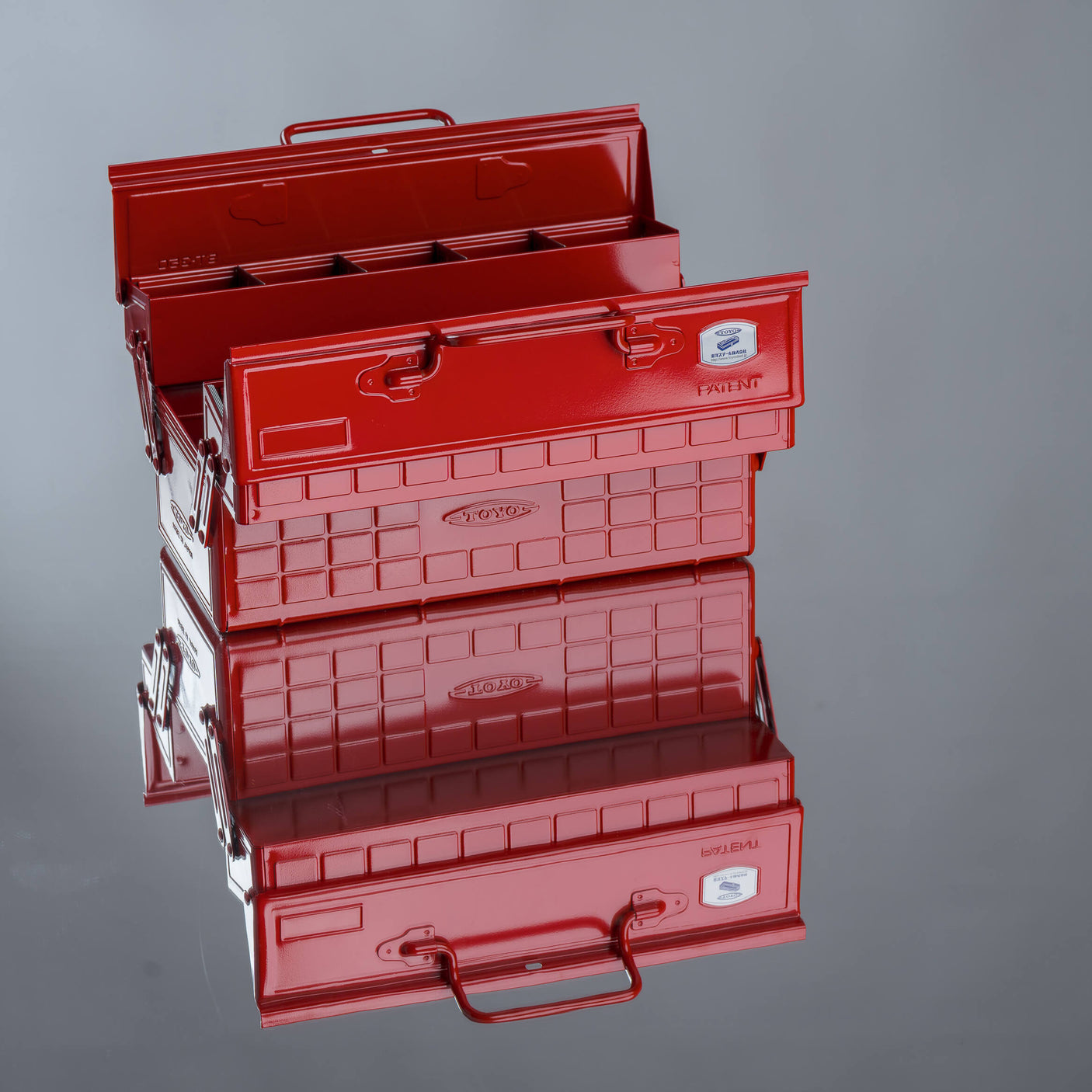 TOYO Cantilever Toolbox ST-350 R (Red)