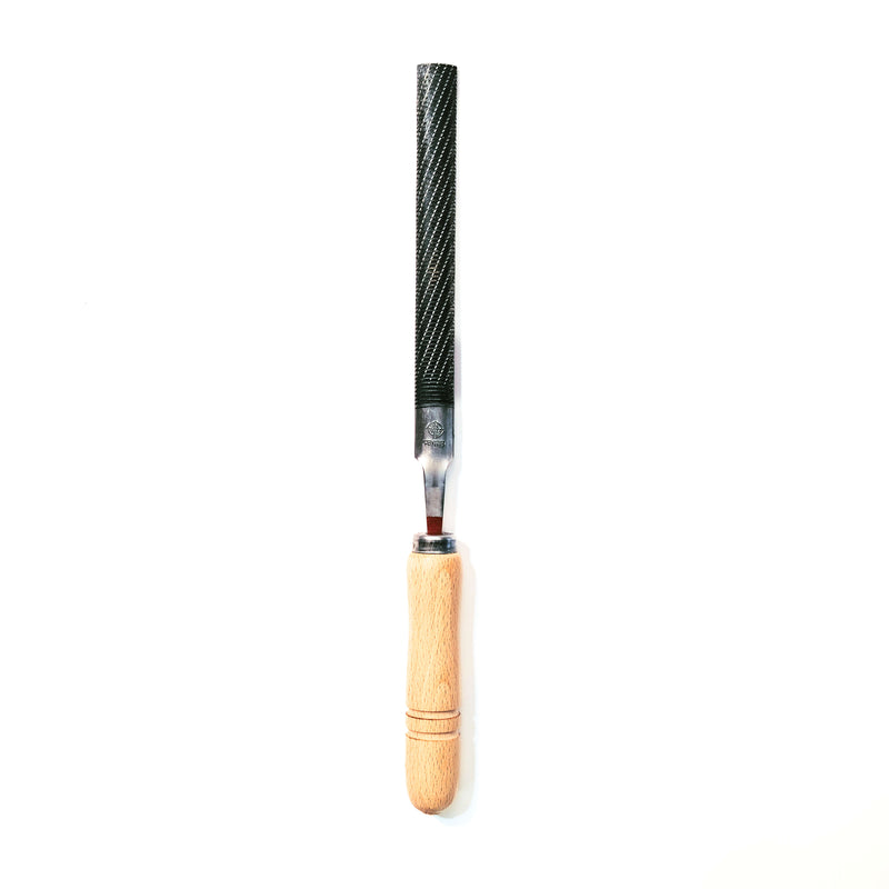 Wood File - Half Round 150mm - White Oak Handle